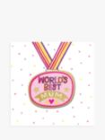 Rachel Ellen Worlds Best Mum Medal Mother's Day Card