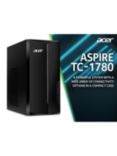 Acer Aspire TC-1780 Desktop PC, Intel Core i5 Processor, 8GB RAM, 512GB SSD, Black