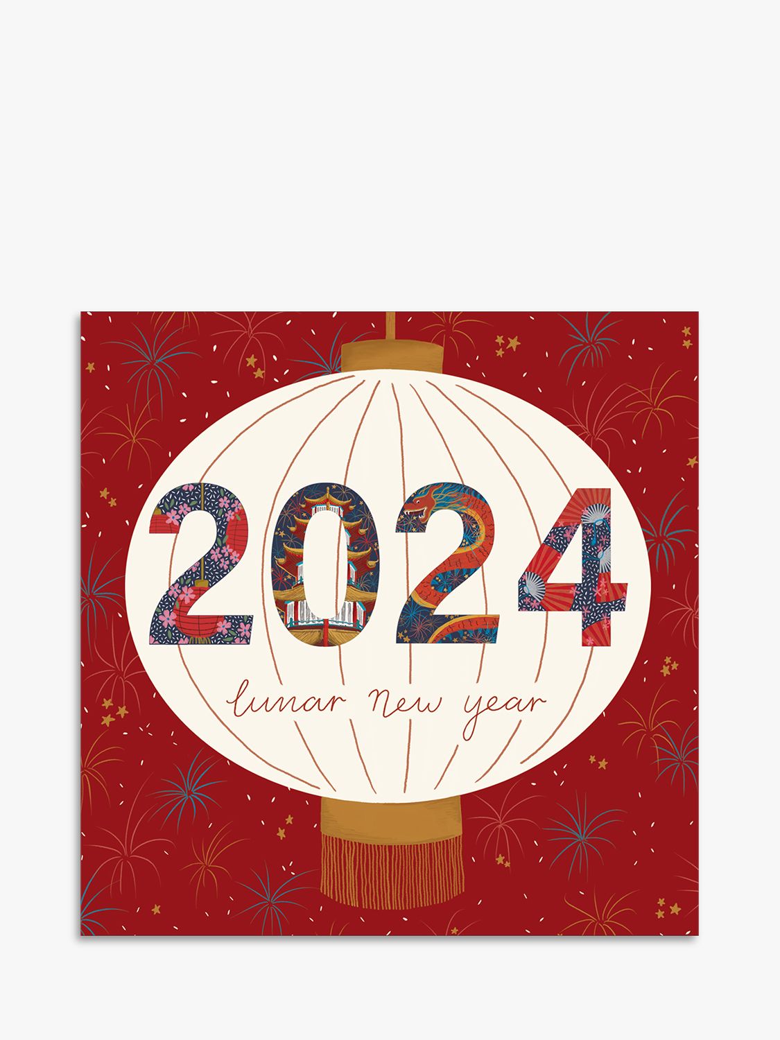 Woodmansterne 2024 Chinese New Year Greetings Card