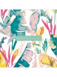 John Lewis Contemporary Floral Birthday Card