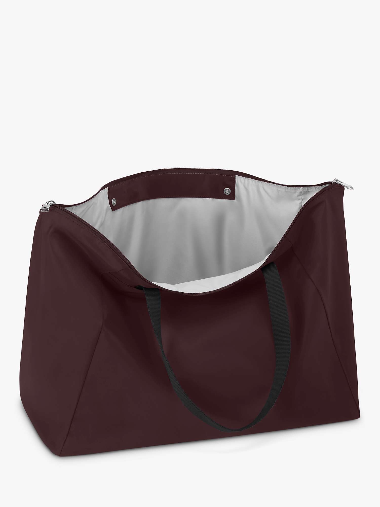 Buy Tumi Voyageur Just in Case Foldable Tote Bag, Deep Plum Online at johnlewis.com