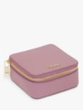 TUMI Belden Leather Jewellery Travel Case, Pearl Pink