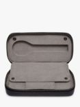 TUMI Nassau SLG Travel Leather Watch Case, Black Embossed