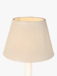 John Lewis Sophia Pure Linen Candle Lampshade, Grey