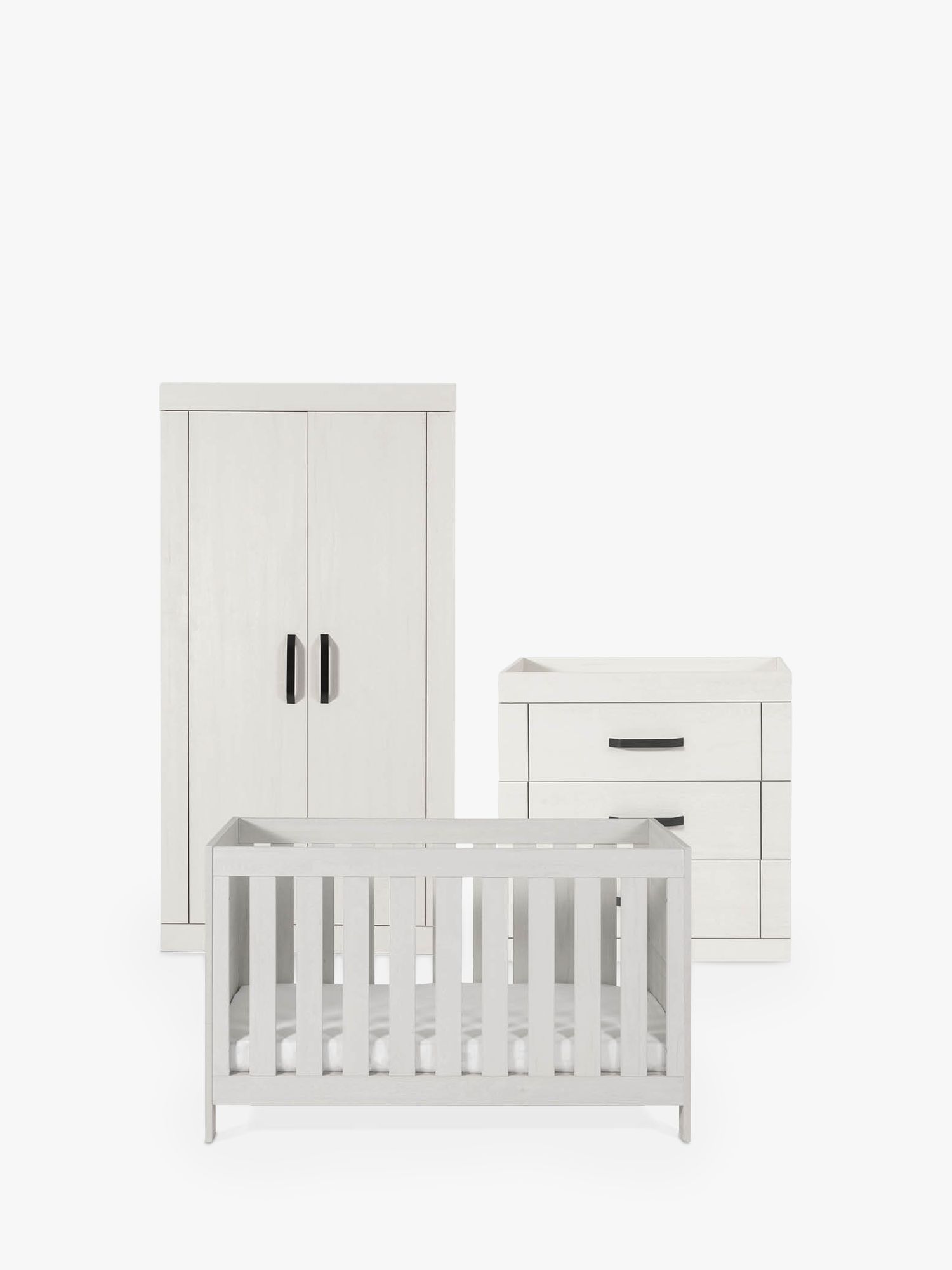 White and silver on sale dresser set