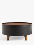 John Lewis ANYDAY Drum Coffee Table, Black