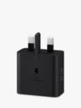 Samsung Travel Adapter Plug, USB Type-C (No Cable), 25W, Black
