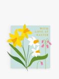 Caroline Gardner Floral With Love At Easter Card