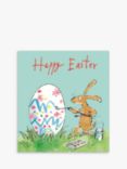 Woodmansterne Rabbit Painting Egg 5 Pack Easter Cards