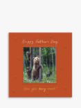 Woodmansterne Three Bears in the Woods Father's Day Card