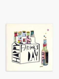 Woodmansterne Art Bottles Of Beer Happy Father's Day Card