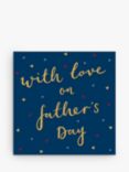 Woodmansterne With Love Father's Day Card