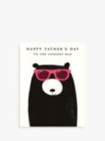 Art File Coolest Dad Bear Father's Day Card