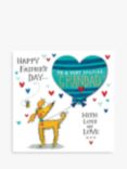 Rachel Ellen Special Grandad Balloon Dog Father's Day Card