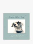 Woodmansterne Dog Star-Shaped Glasses Father's Day Card