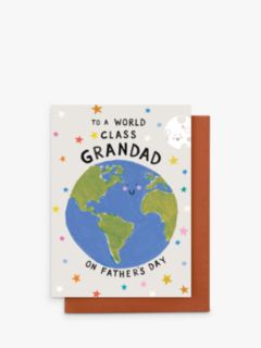 Stop the Clock Design World Class Grandad Father's Day Card