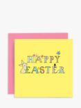 Susan O'Hanlon Lettering With Bunny Easter Card