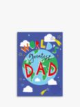 Laura Darrington Design Worlds Greatest Dad Father's Day Card