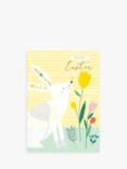 Laura Darrington Design Bunny And Flowers Easter Card