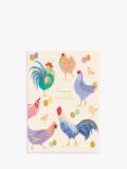 Sara Miller Hens And Eggs Easter Card