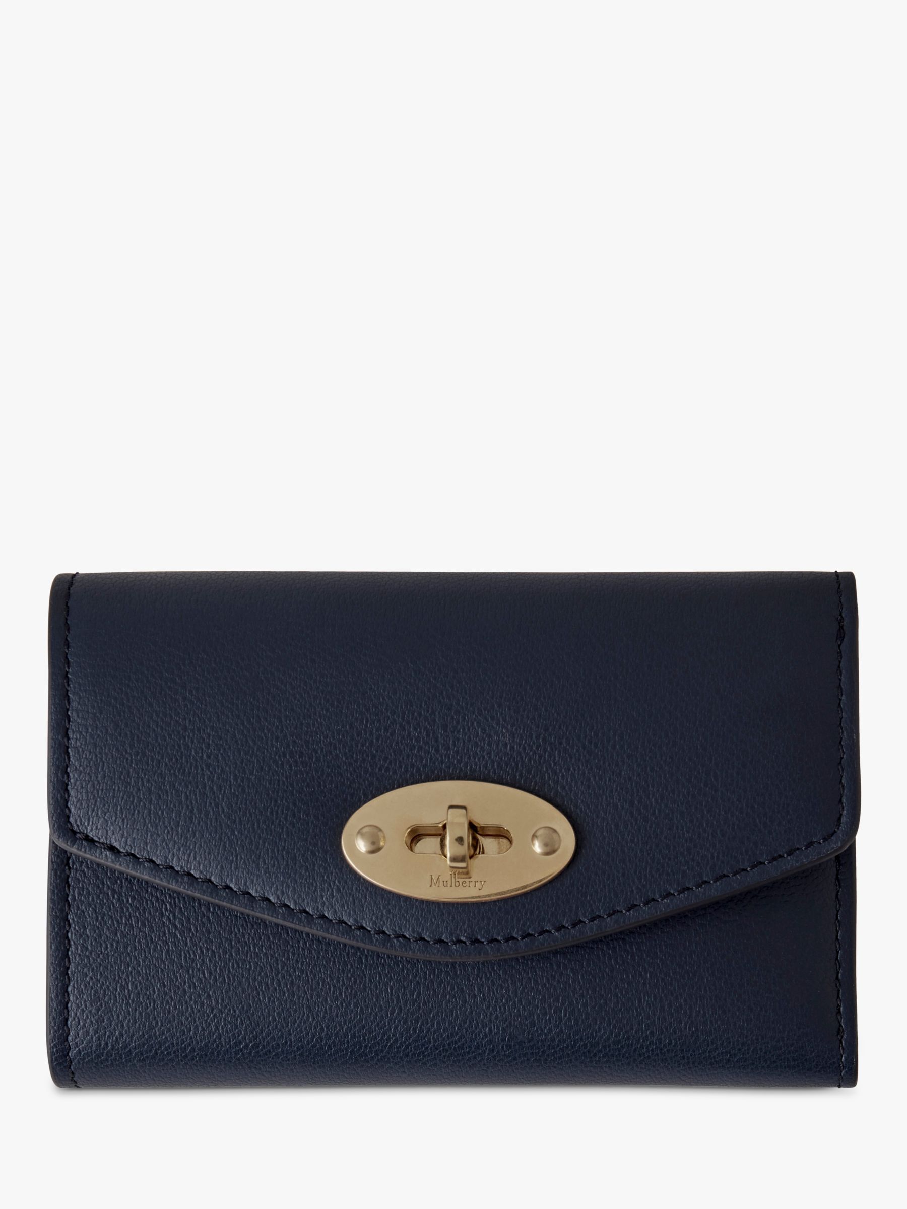 Buy Mulberry Darley Folded Multi-Card Micro Classic Grain Leather Wallet Online at johnlewis.com