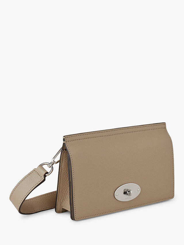 Mulberry East West Antony Small Classic Grain Leather Crossbody Bag, Dune