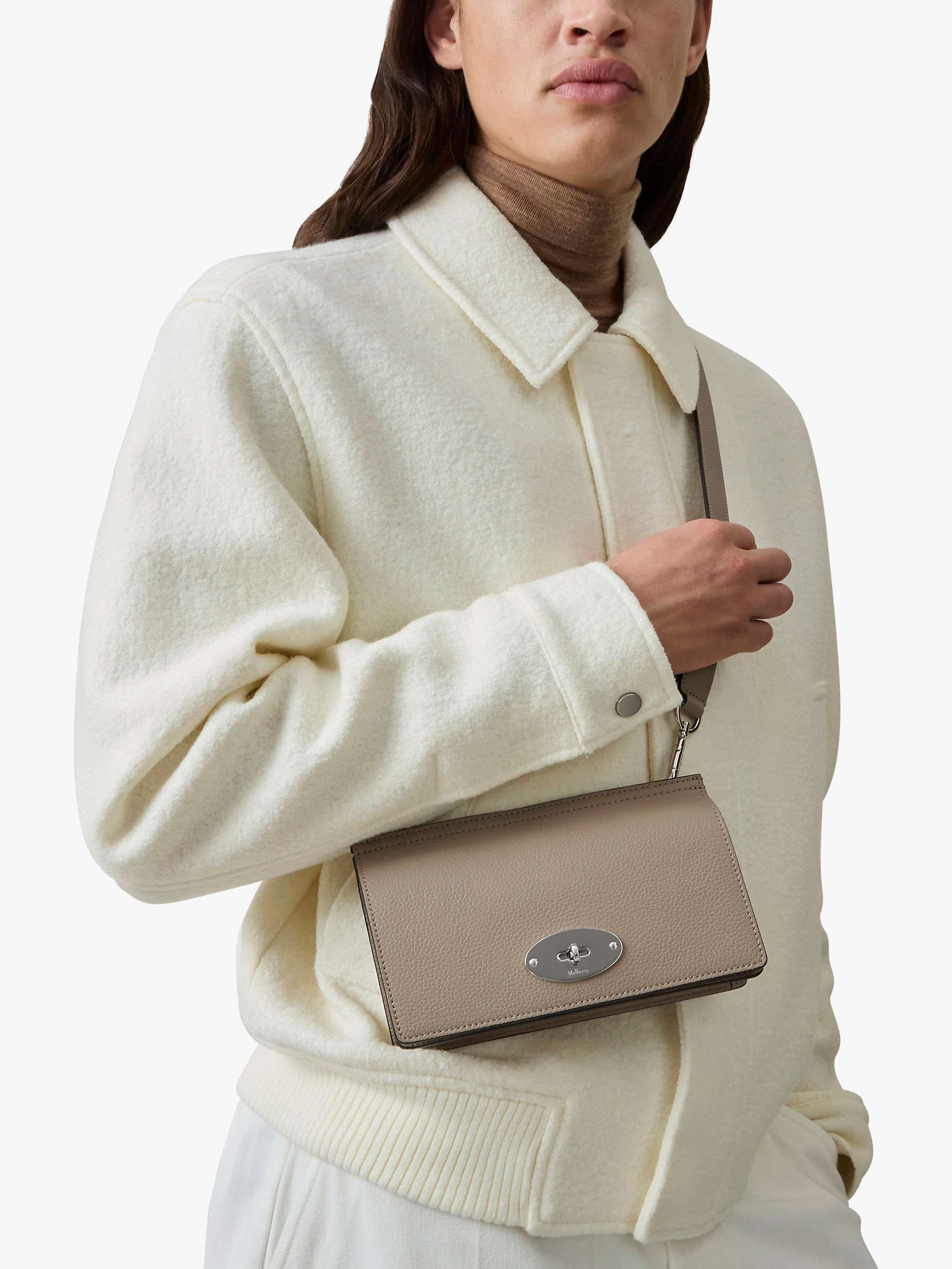 Buy Mulberry East West Antony Small Classic Grain Leather Crossbody Bag, Dune Online at johnlewis.com