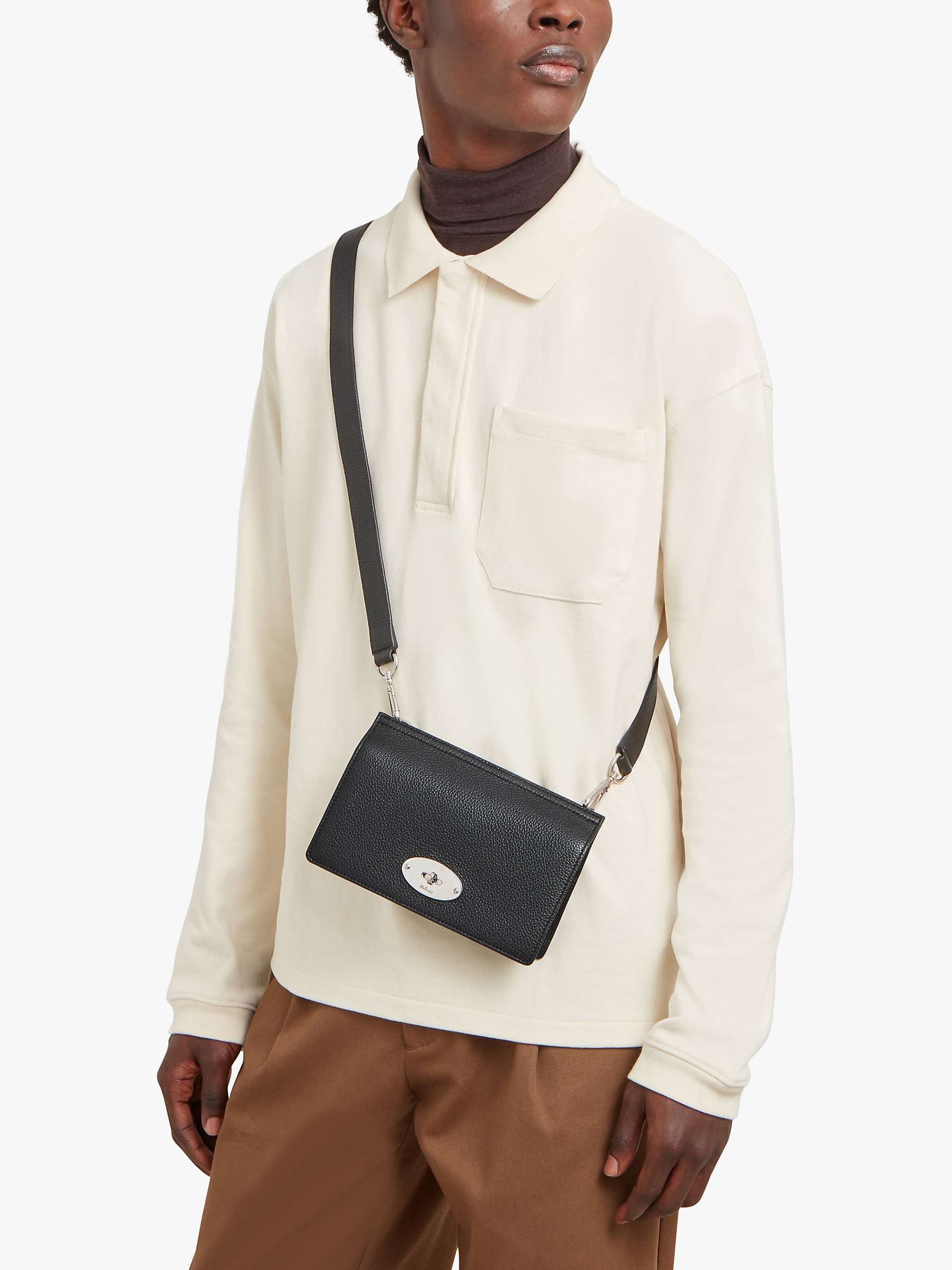 Mulberry East West Antony Small Classic Grain Leather Crossbody Bag ...