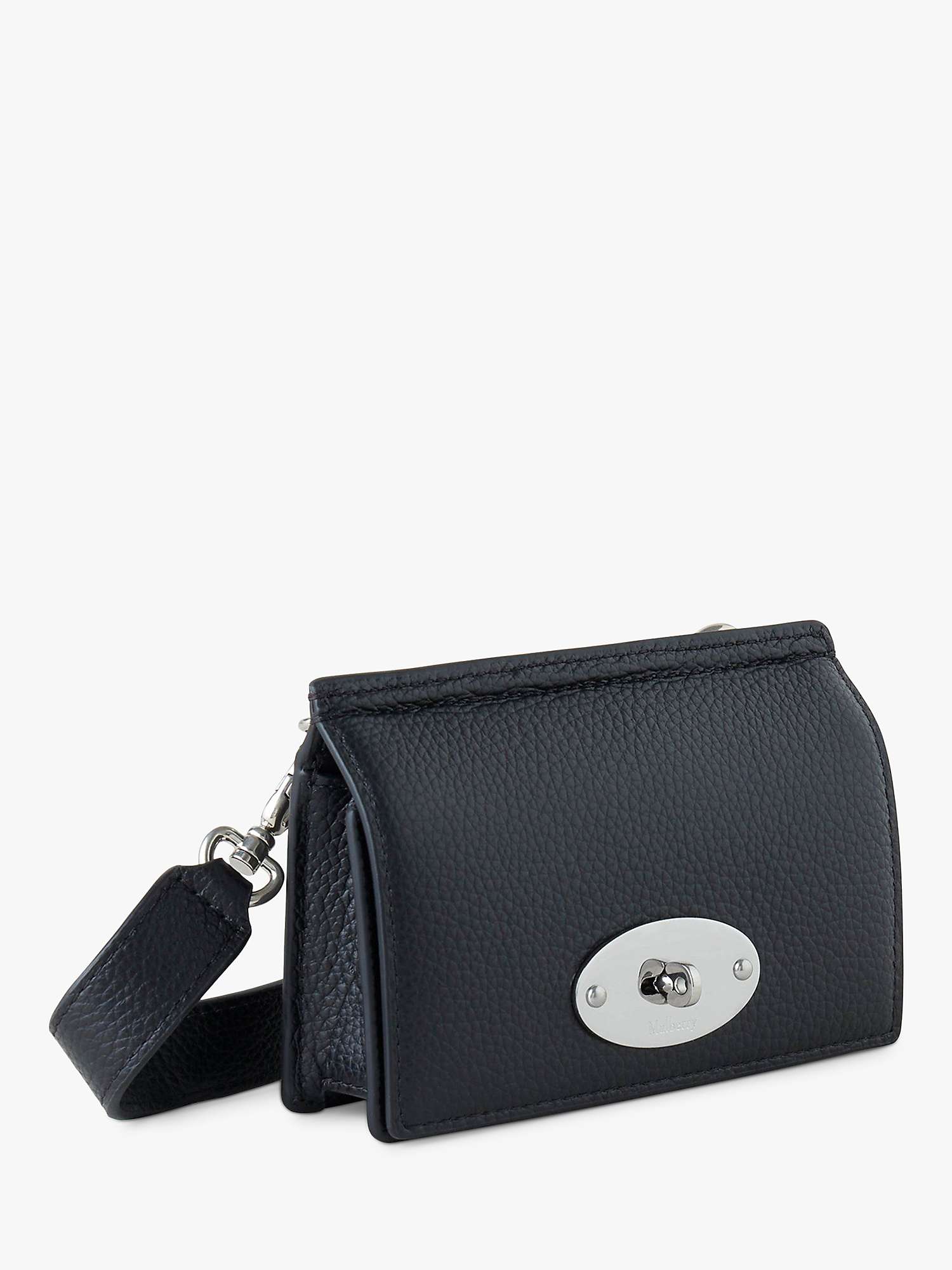 Buy Mulberry East West Antony Small Classic Grain Leather Pouch, Black Online at johnlewis.com