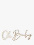 Ginger Ray "Oh Baby" Metal Cake Topper