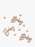 Ginger Ray Wood "Baby" Confetti