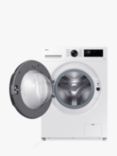 Samsung Series 5 WW80CGC04DAE ecobubble™ Freestanding Washing Machine, AI Energy, 8kg Load, 1400rpm, White