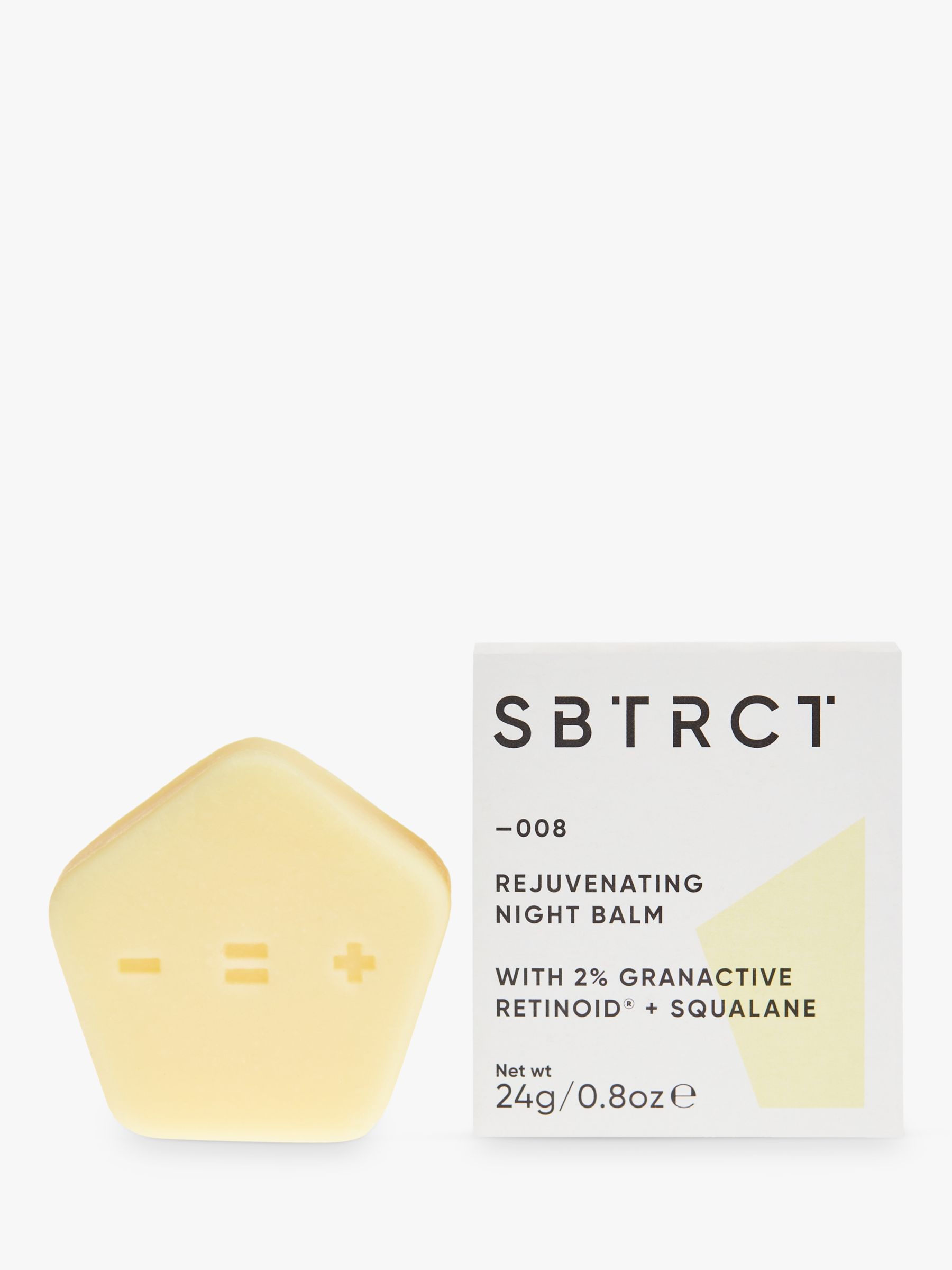SBTRCT Rejuvenating Night Balm (2% Granactive Retinoid+Sqalane) Refill Bar, 24g 1
