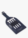 Aspinal of London Leather Golf Tee Holder, Navy