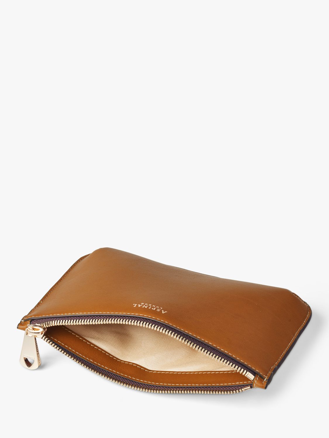 Buy Aspinal of London Medium Ella Smooth Leather Pouch Online at johnlewis.com