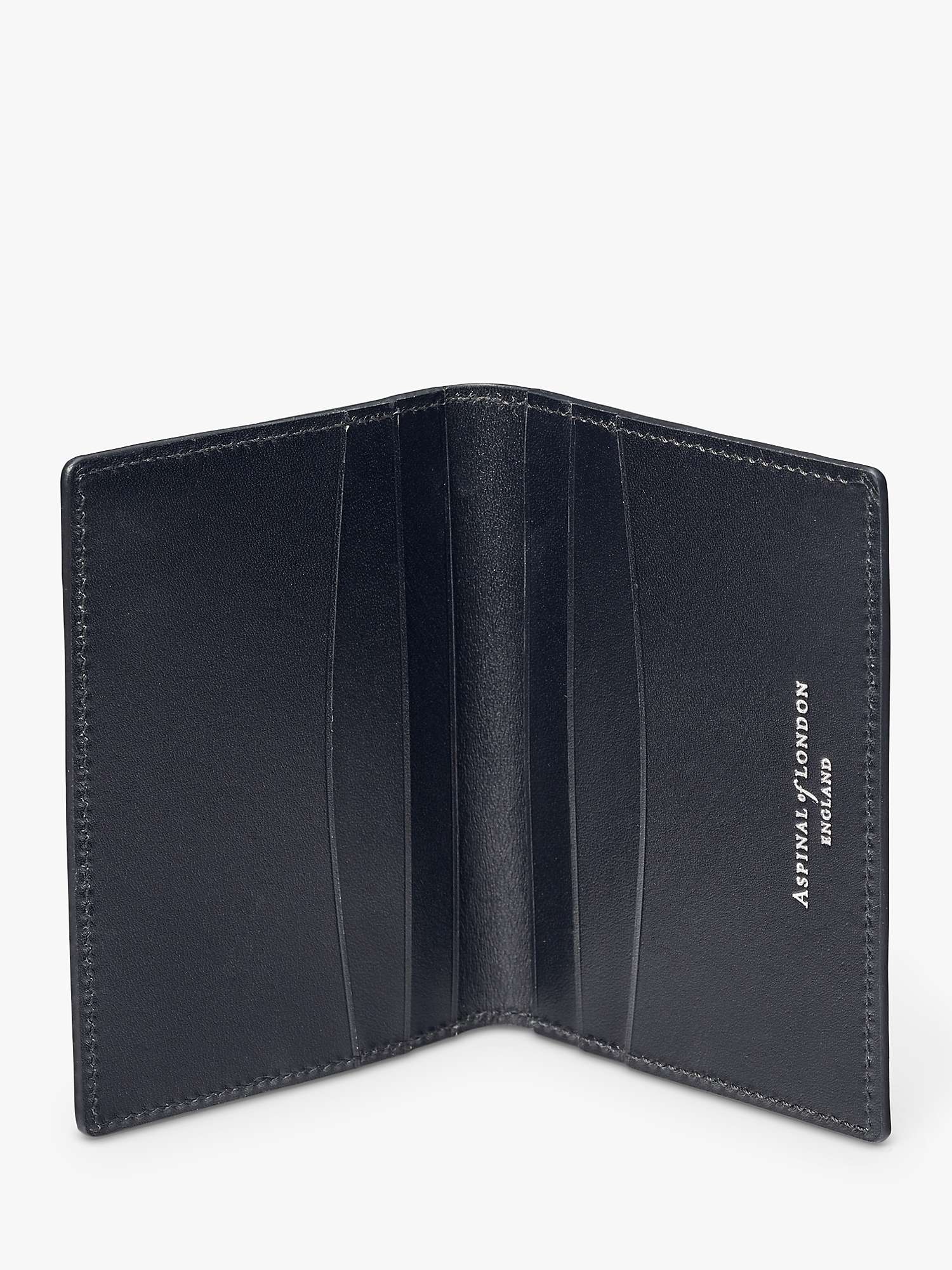 Buy Aspinal of London Double Fold Leather Credit Card Holder Online at johnlewis.com