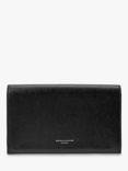 Aspinal of London Classic Saffiano Leather Travel Wallet, Black