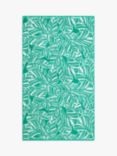 John Lewis Bali Palm Beach Towel, Green Onyx