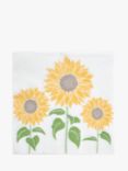 John Lewis Sunflower Paper Napkins, Pack of 20