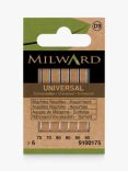 Milward Universal Sewing Machine Needles, Mixed, Pack of 6