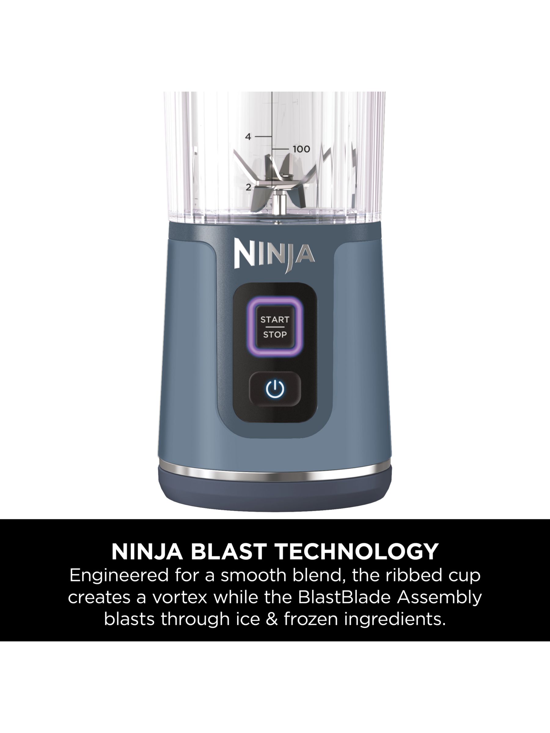 Ninja Blast Cordless Food Blender, Denim Blue