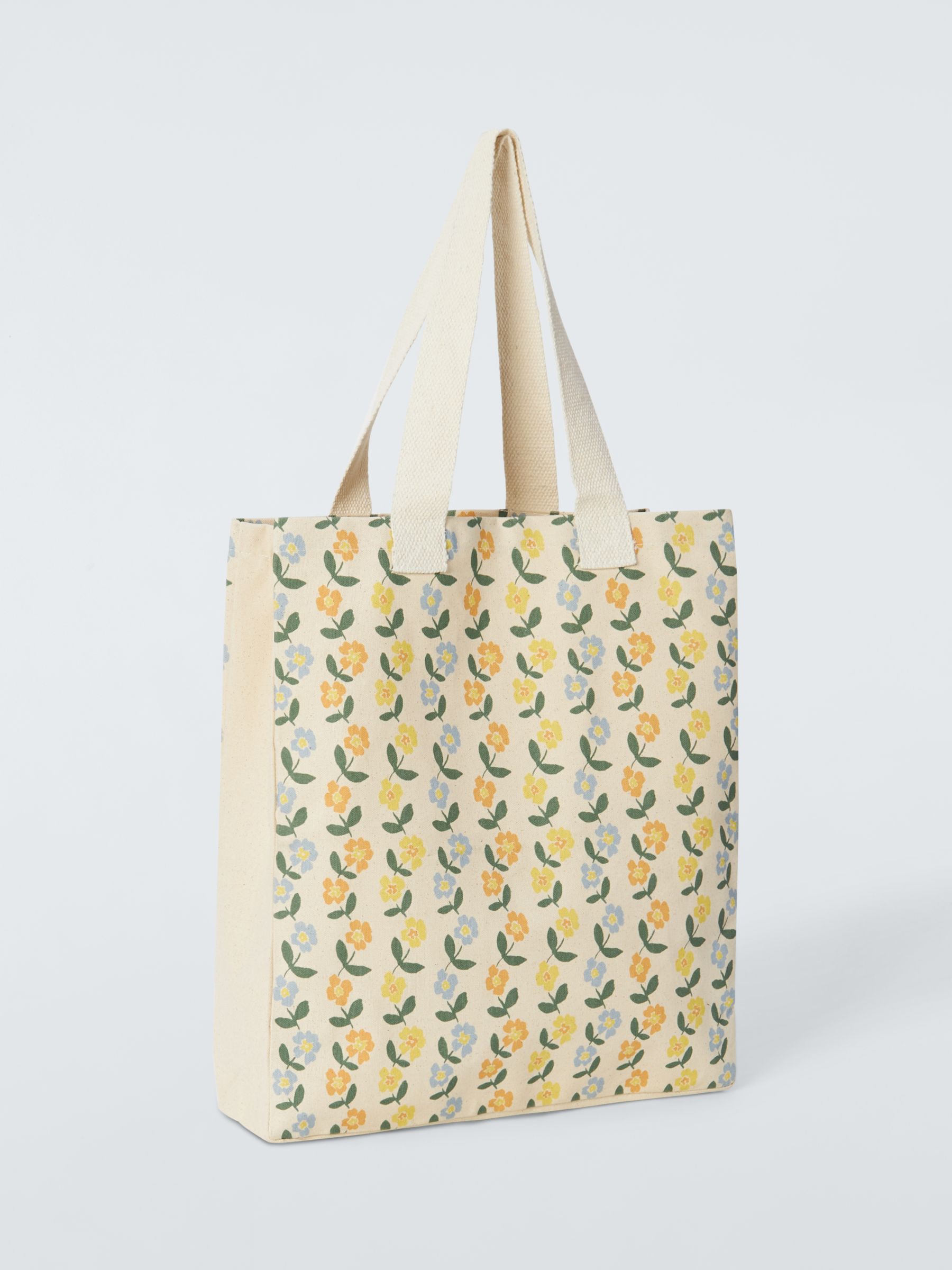 John Lewis Cotton Tote Bag, Spring Floral