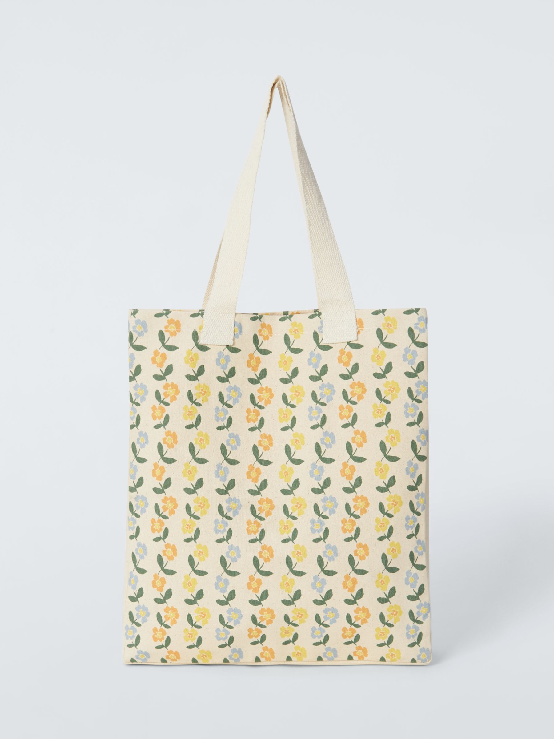 John Lewis Cotton Tote Bag, Spring Floral