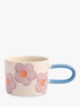 Caroline Gardner Daisy Ceramic Mug, 300ml, Multi