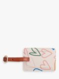 Caroline Gardner Multi Hearts Luggage Tag, Multi