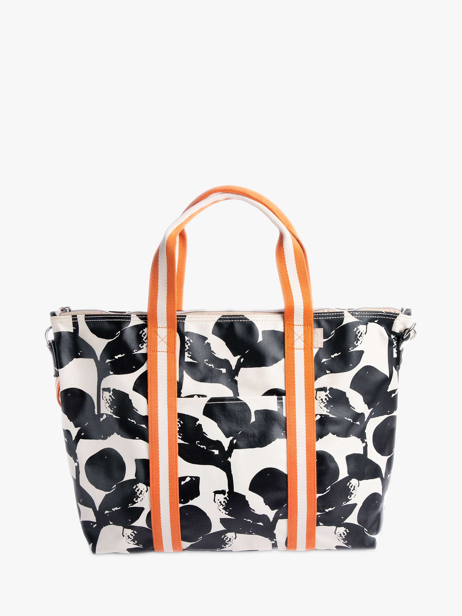 Buy Caroline Gardner Mono Floral Weekend Bag, Multi Online at johnlewis.com