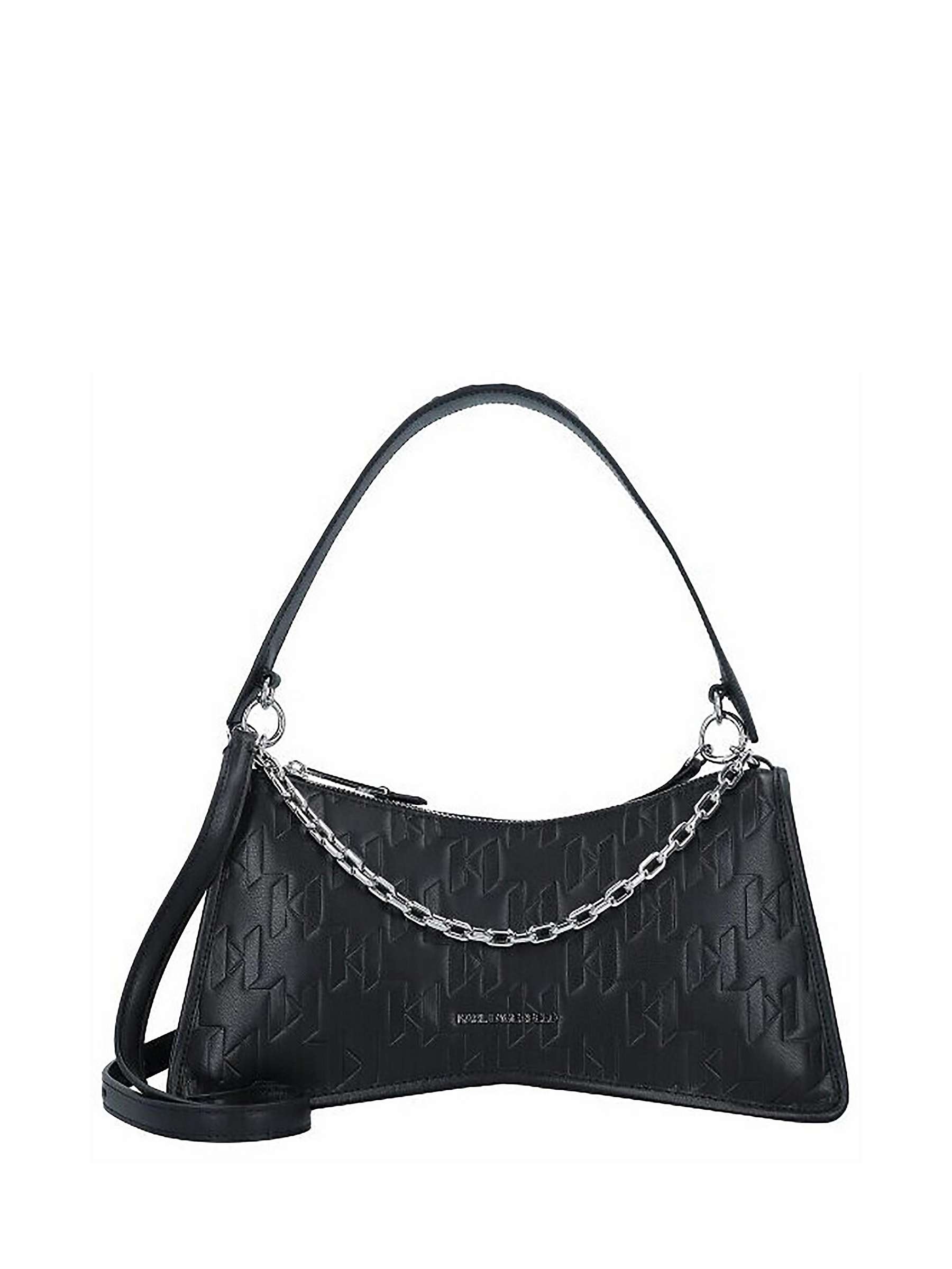 Buy KARL LAGERFELD K/Seven Element Monogram Shoulder Bag, Black Online at johnlewis.com