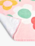 John Lewis ANYDAY Flower Power Beach Towel, Powder Pink