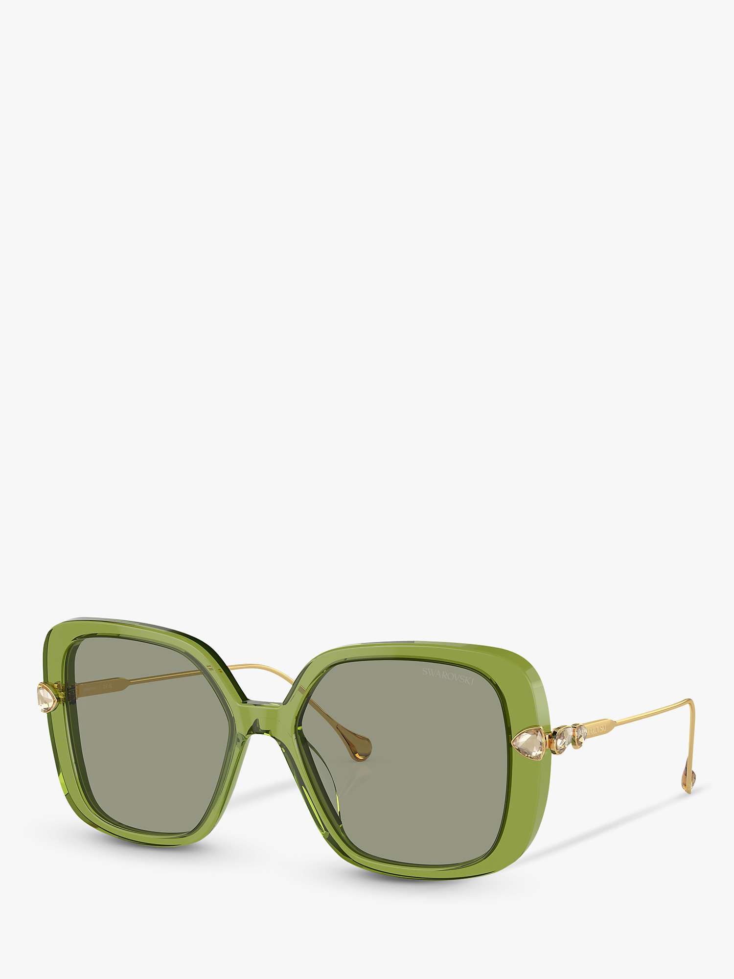 Buy Swarovski SK6011 Women's Square Sunglasses Online at johnlewis.com