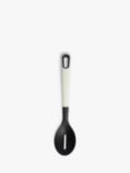 eKu Upcycled Plastic Slotted Spoon, Caviar